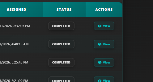 Driver status update buttons